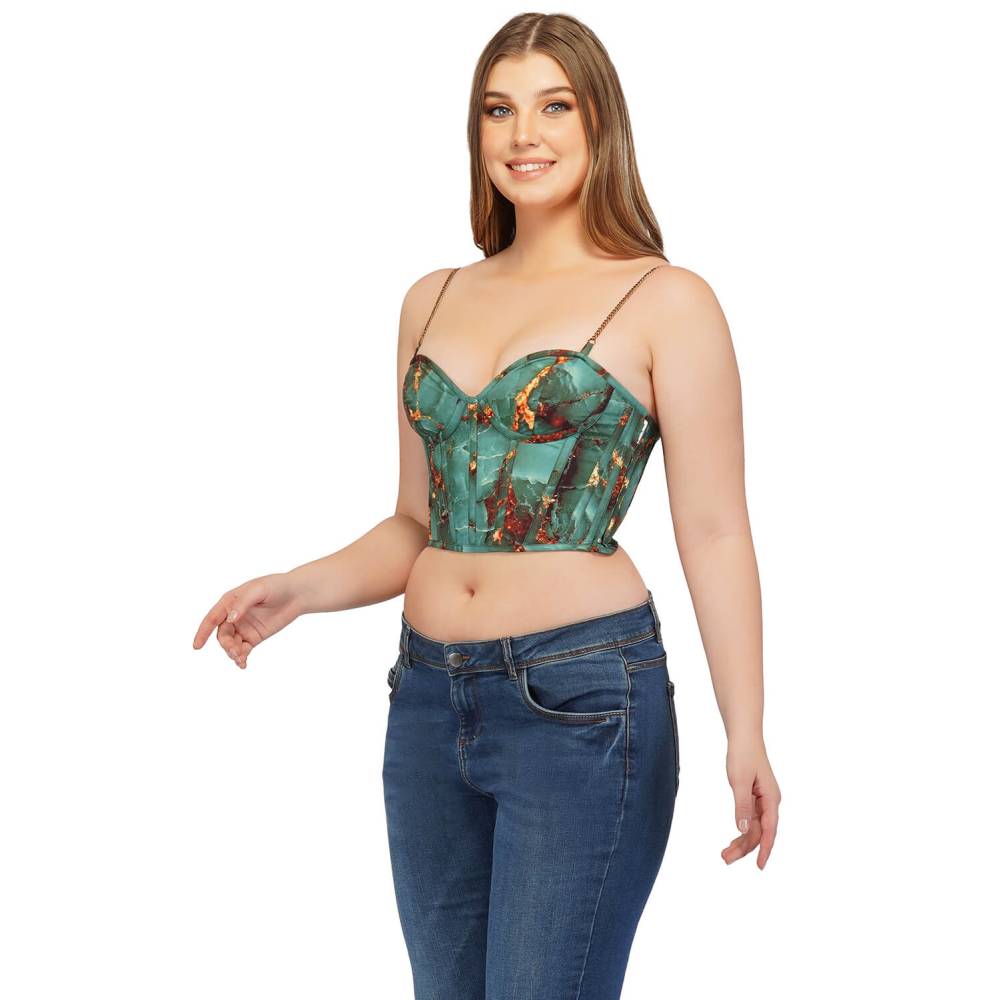 Attitude Corsets - Alicia Korsett oben - Mehrfarben